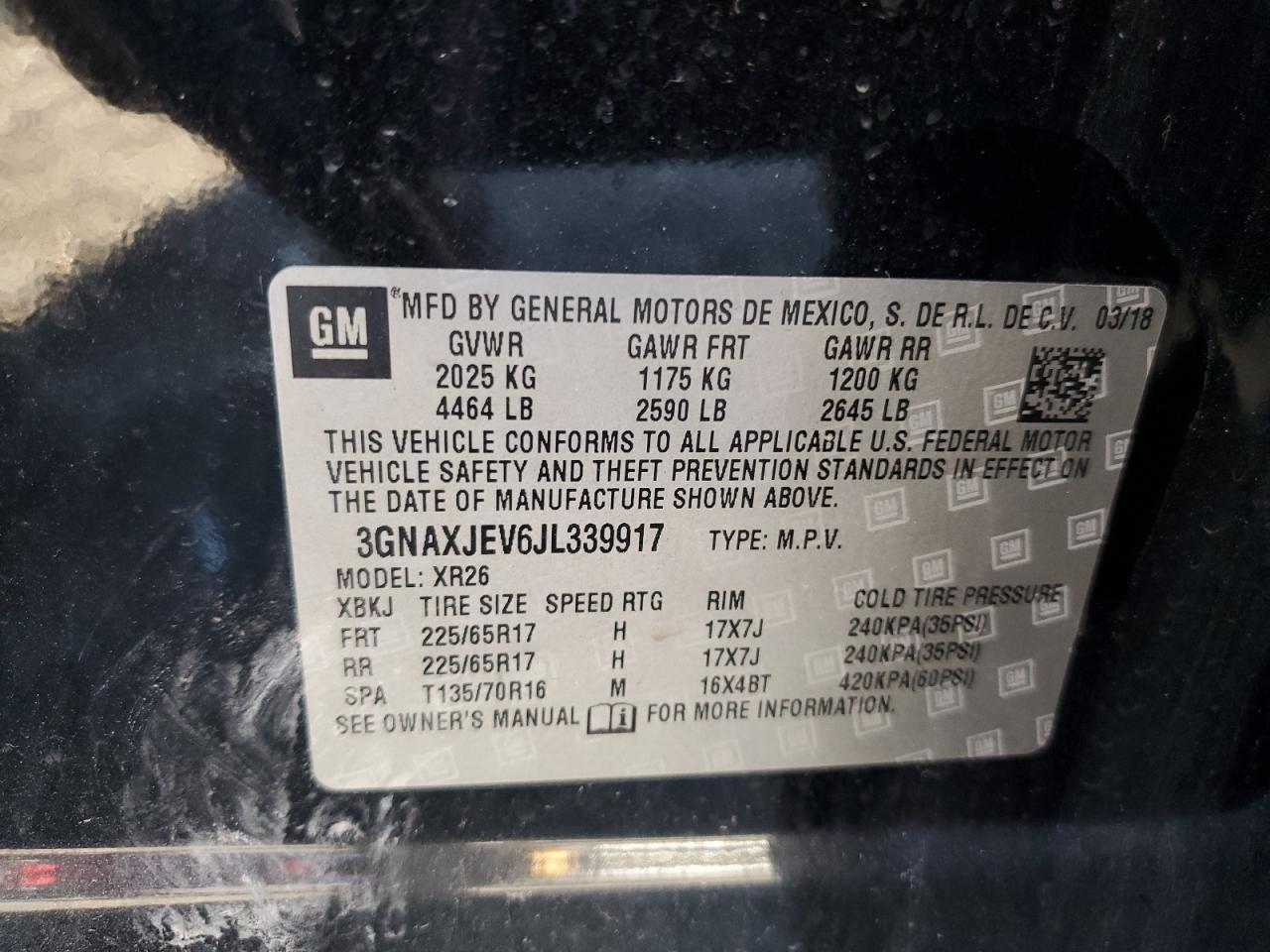 CHEVROLET EQUINOX LT