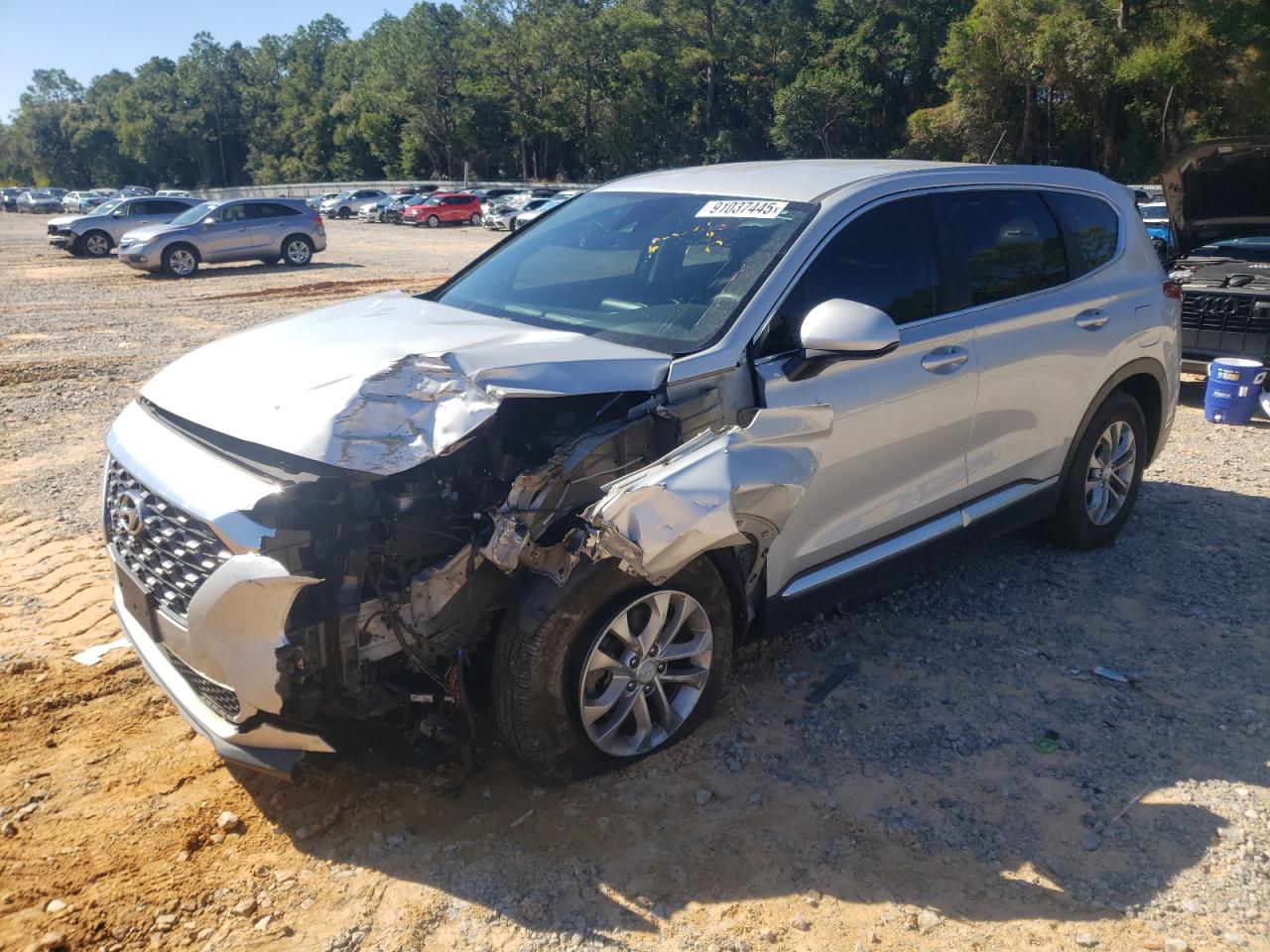 Lot #3291356155 2020 HYUNDAI SANTA FE S