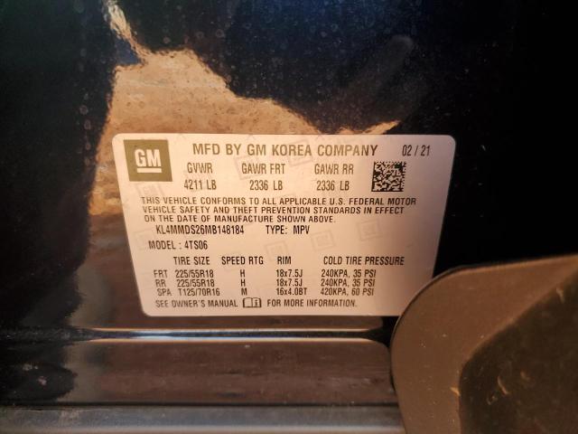 2021 BUICK ENCORE GX KL4MMDS26MB148184