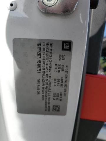 2017 CHEVROLET CORVETTE G 1G1YY2D71H5101781