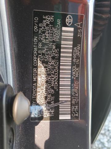 2010 TOYOTA PRIUS #3280310966