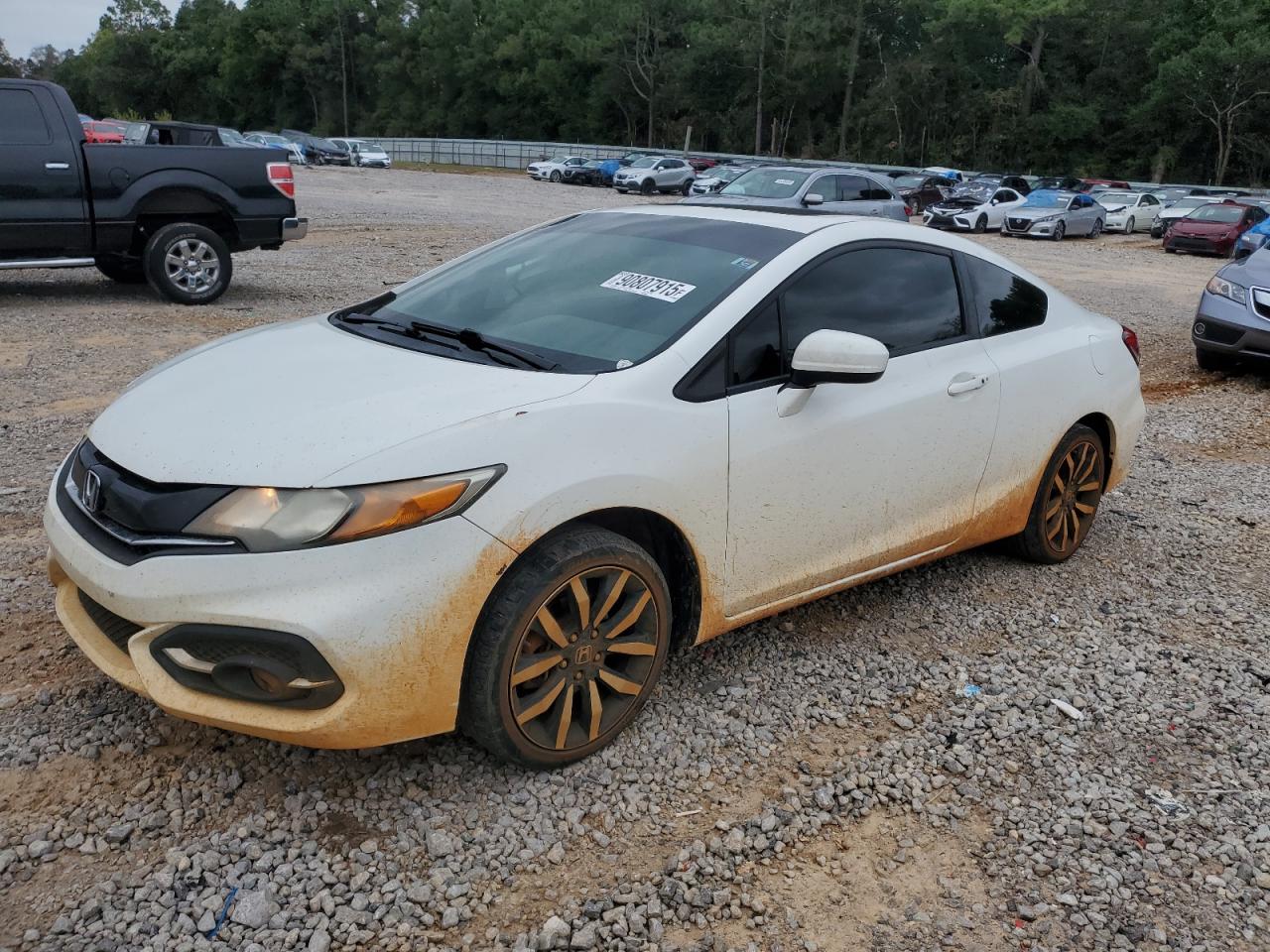Lot #3287628036 2014 HONDA CIVIC EXL