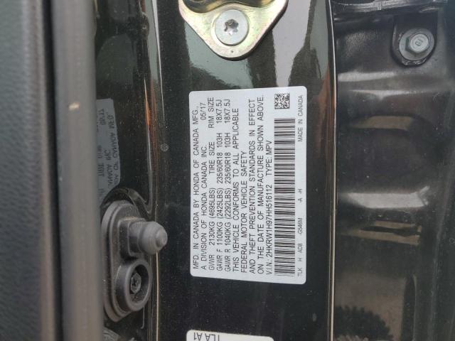 2017 HONDA CR-V TOURI - 2HKRW1H97HH516112