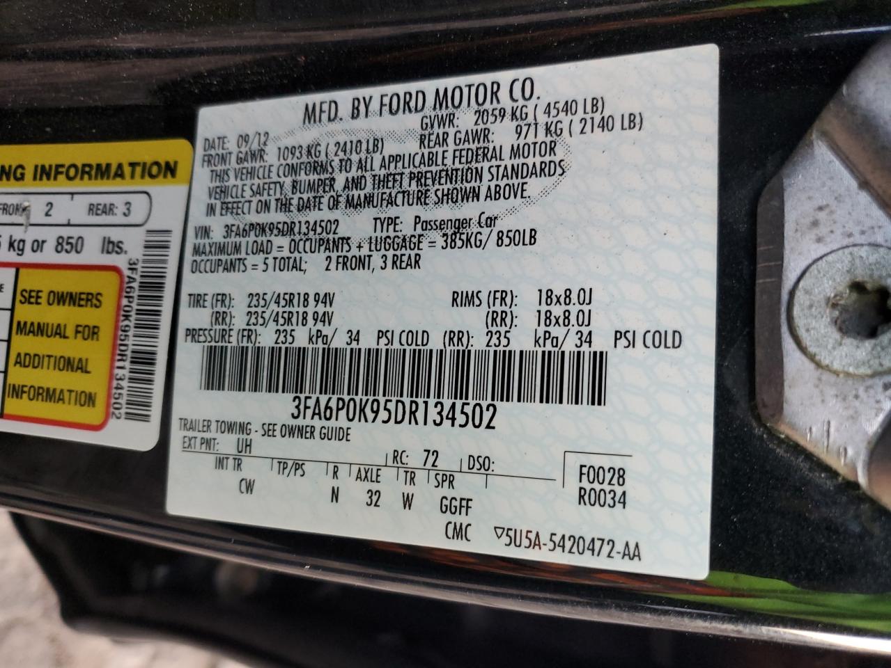 FORD FUSION TITANIUM