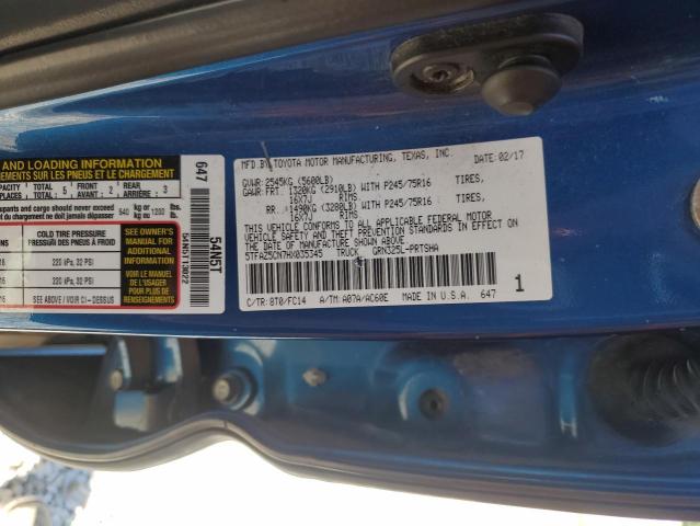 2017 TOYOTA TACOMA DOU #3286770885