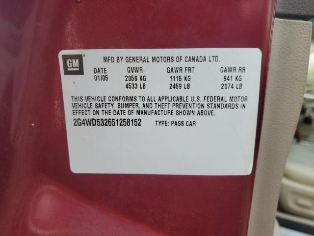 2005 BUICK LACROSSE C #3318965925