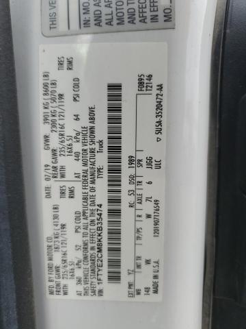 2019 FORD TRANSIT #3283891435