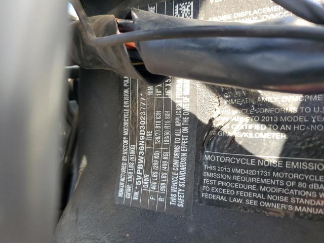 2013 VICTORY MOTORCYCLES CROSS ROADS 5VPBW36N9D3023777