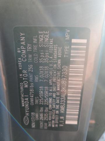 2019 HYUNDAI TUCSON LIMITED KM8J33AL3KU897330