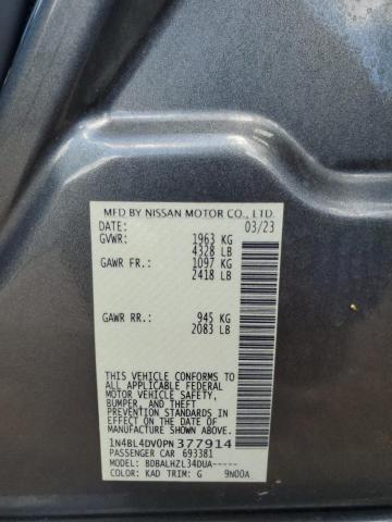 2023 NISSAN ALTIMA SV 1N4BL4DV0PN377914