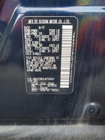 2018 NISSAN ARMADA PLA JN8AY2NE8J9730933