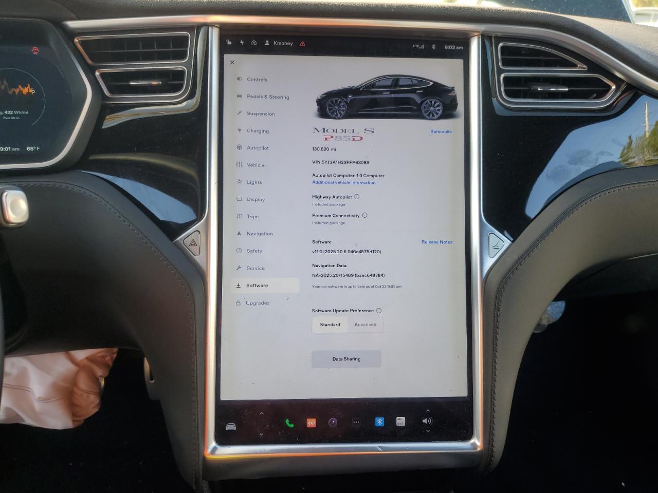 TESLA MODEL S 85D