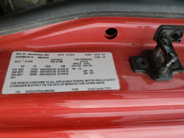 2020 INTERNATIONAL LT625 #3268270035