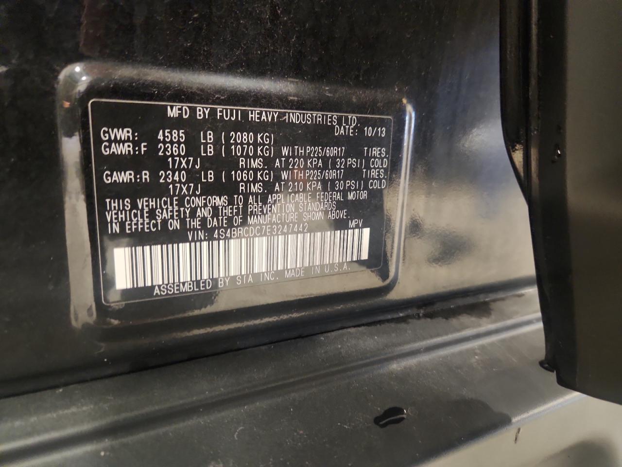 SUBARU OUTBACK 2.5I PREMIUM