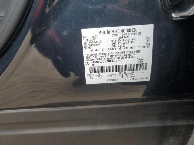 2022 FORD EXPLORER X #3291325133