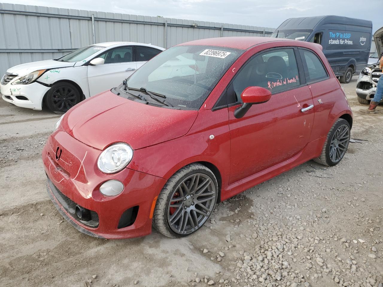 Lot #3298313136 2015 FIAT 500 ABARTH