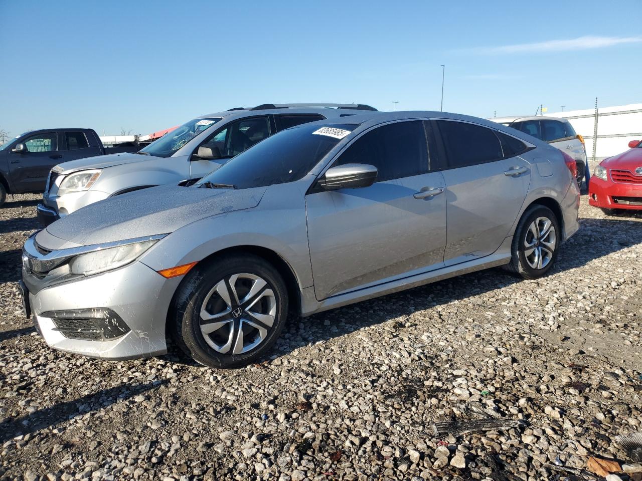 Lot #3311566235 2018 HONDA CIVIC LX