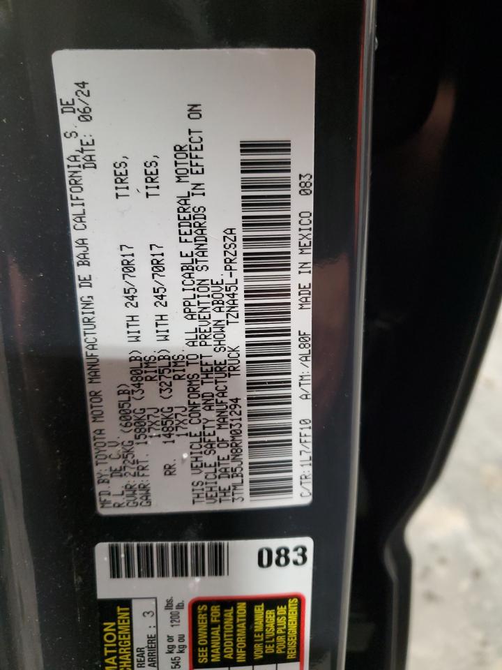 TOYOTA TACOMA DOUBLE CAB