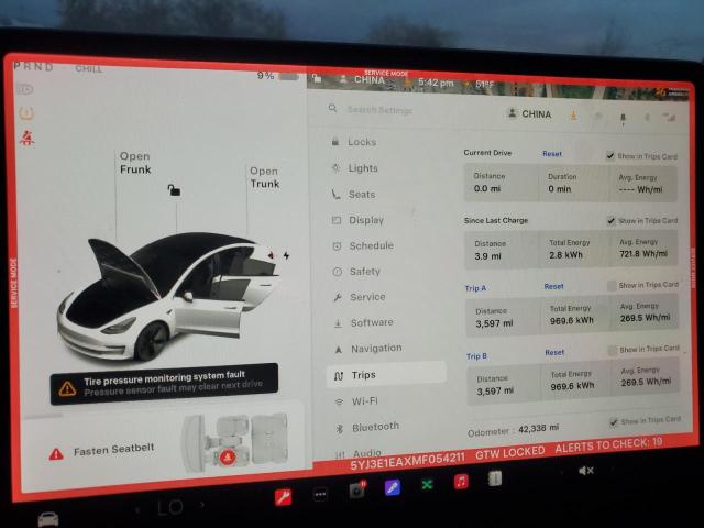 2021 TESLA MODEL 3 #3291338162