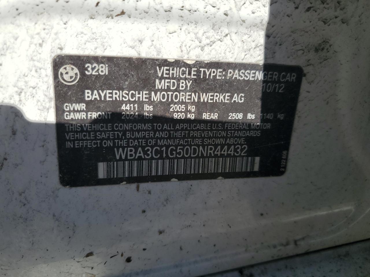 BMW 3 SERIES I SULEV