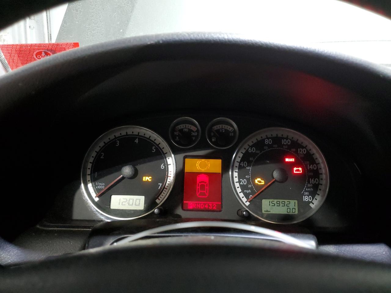 Lot #3263884692 2002 VOLKSWAGEN PASSAT W8