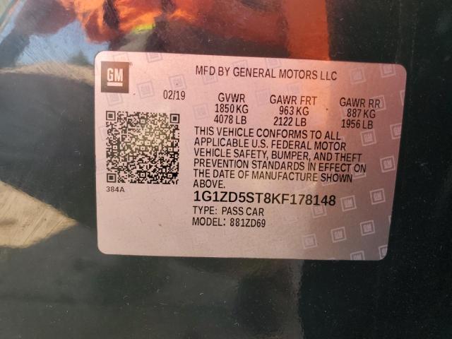 2019 CHEVROLET MALIBU LT #3283966801