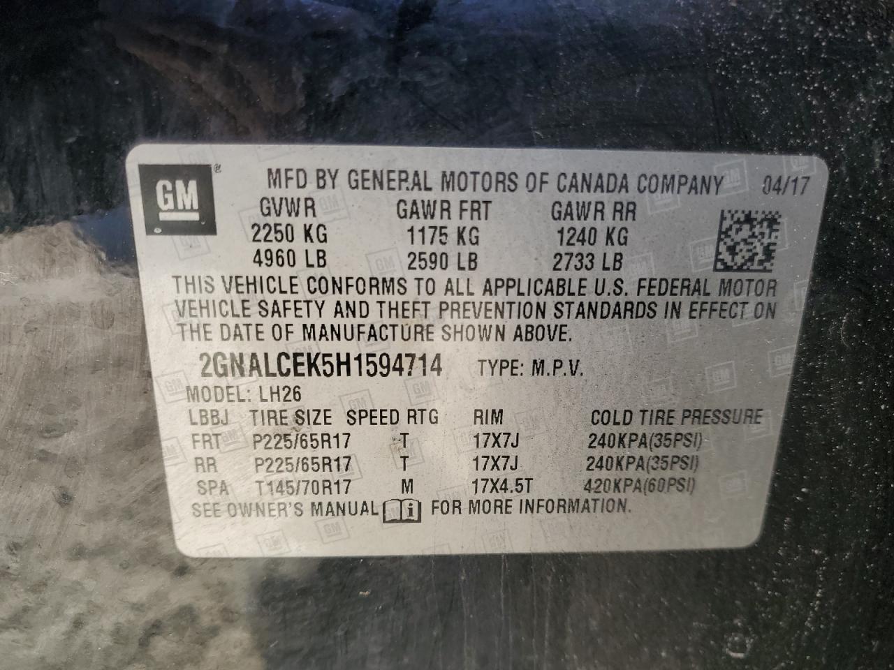 CHEVROLET EQUINOX LT