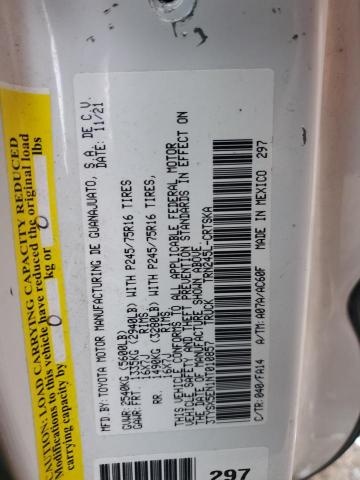 2022 TOYOTA TACOMA ACC - 3TYSX5EN1NT010857