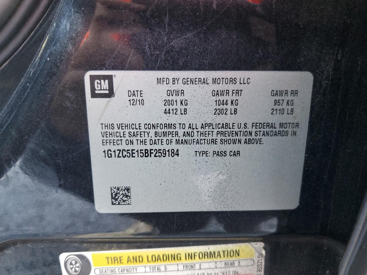 CHEVROLET MALIBU 1LT