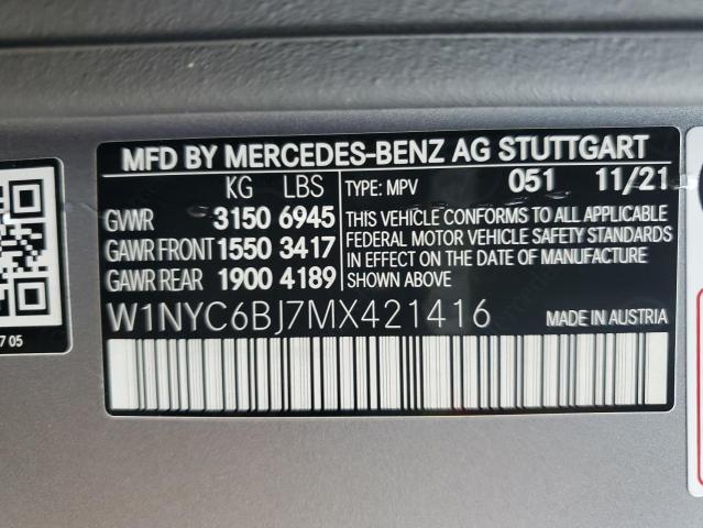 2021 MERCEDES-BENZ G 550 #3284755520