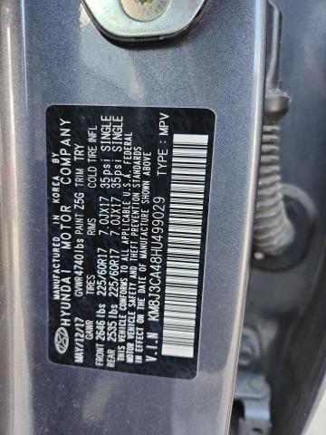 2017 HYUNDAI TUCSON LIMITED KM8J3CA48HU499029