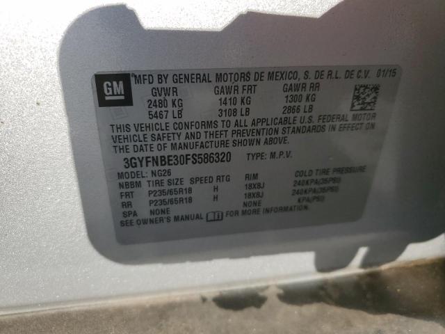 2015 CADILLAC SRX LUXURY 3GYFNBE30FS586320