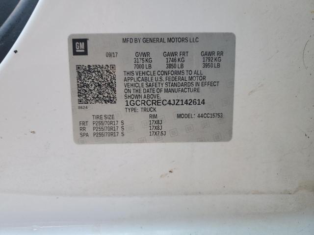 2018 CHEVROLET SILVERADO #3281486014