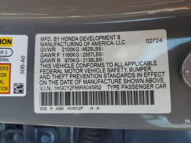2024 HONDA ACCORD HYB #3287628027