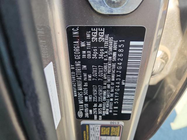 2018 KIA SORENTO LX 5XYPG4A3XJG426851