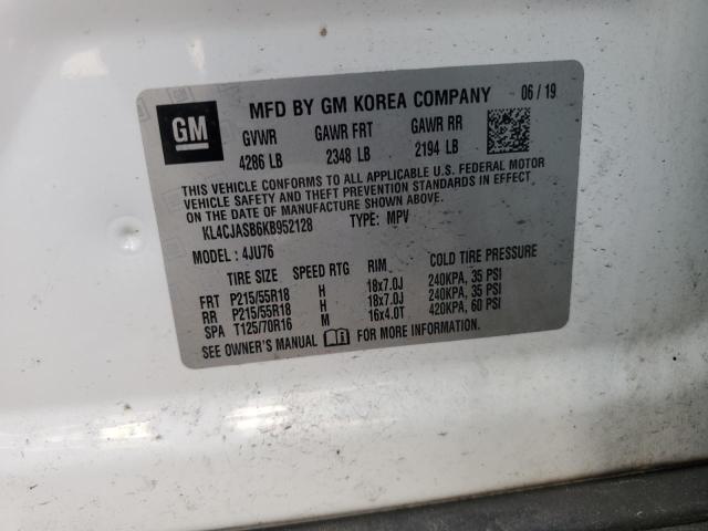 2019 BUICK ENCORE PRE - KL4CJASB6KB952128