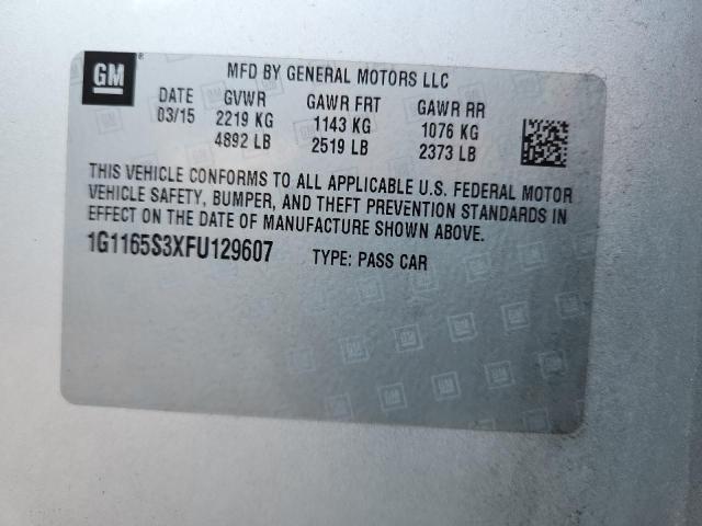 2015 CHEVROLET IMPALA LTZ - 1G1165S3XFU129607