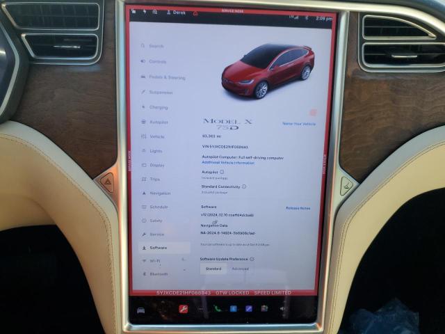 2017 TESLA MODEL X #3309444981