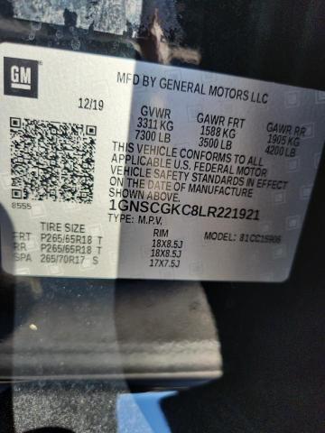 2020 CHEVROLET SUBURBAN C - 1GNSCGKC8LR221921