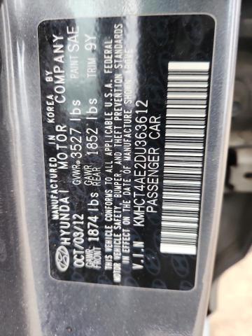 2013 HYUNDAI ACCENT GLS - KMHCT4AE2DU363612