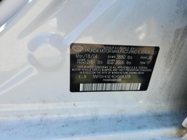 2014 HYUNDAI ELANTRA SE - 5NPDH4AE4EH508378