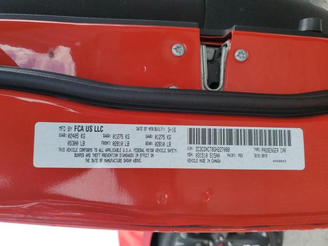 2016 DODGE CHARGER R/ - 2C3CDXCT8GH227088