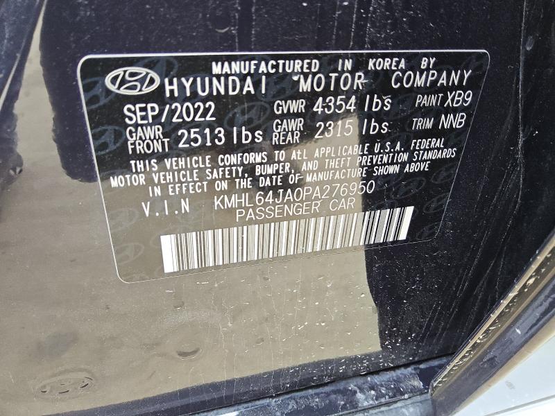 2023 HYUNDAI SONATA SEL - KMHL64JA0PA276950