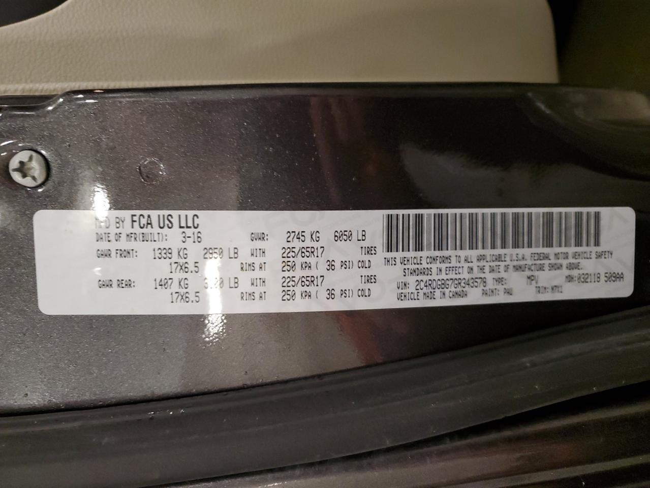 DODGE GRAND CARAVAN SE