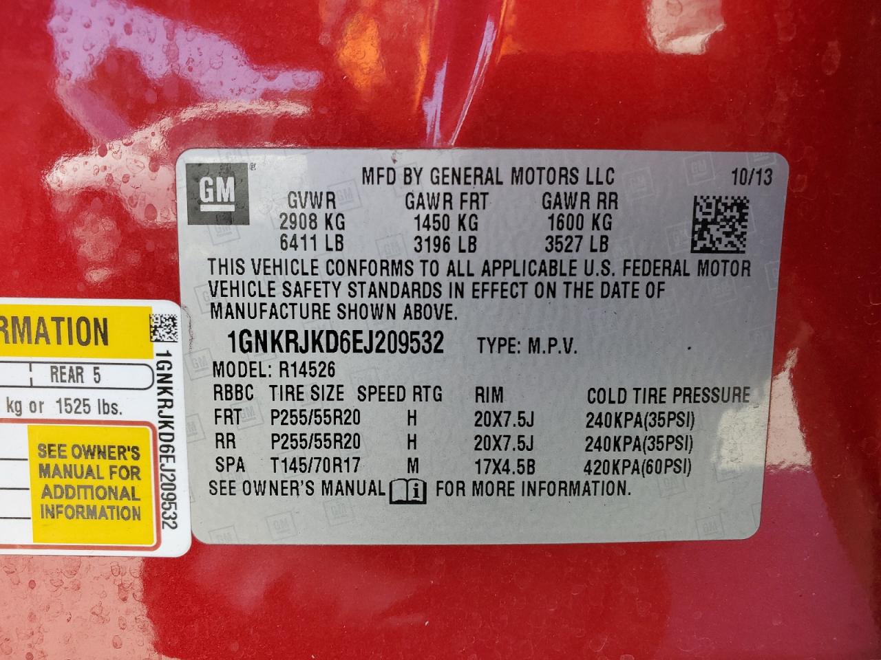 CHEVROLET TRAVERSE LTZ