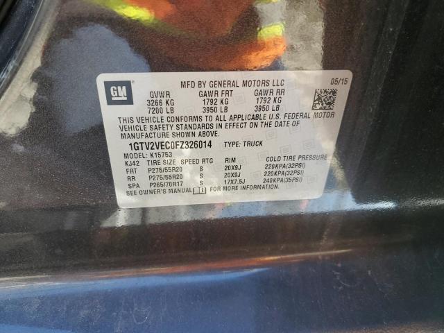 2015 GMC SIERRA K15 #3311700228