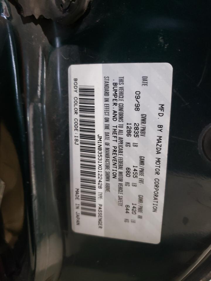 Lot #3291385145 1999 MAZDA MX-5 MIATA