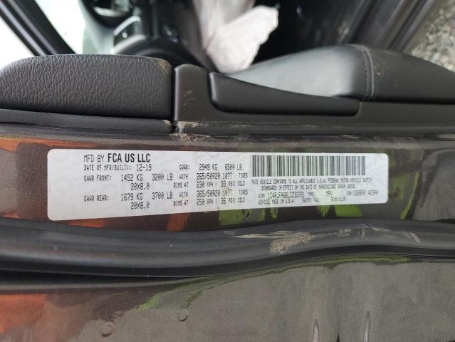 2020 JEEP GRAND CHER #3316747423