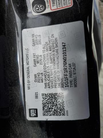 2022 CHEVROLET CAMARO LT1 #3285626276