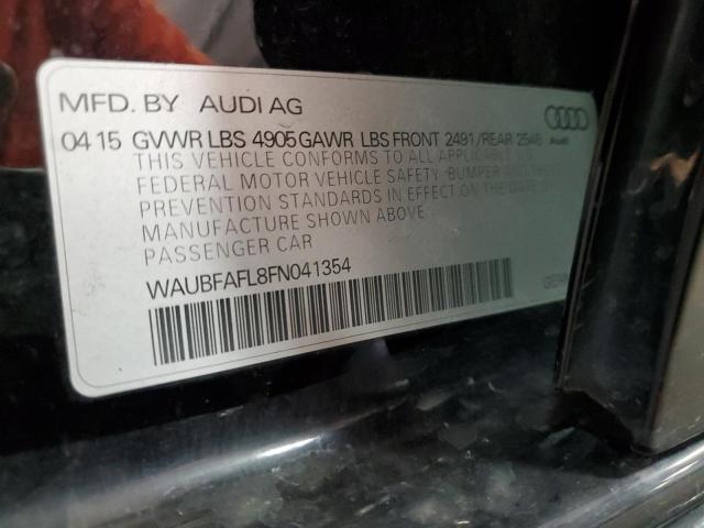 2015 AUDI A4 PREMIUM #3266890047